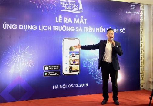 ra mat ung dung lich truong sa tren nen tang so