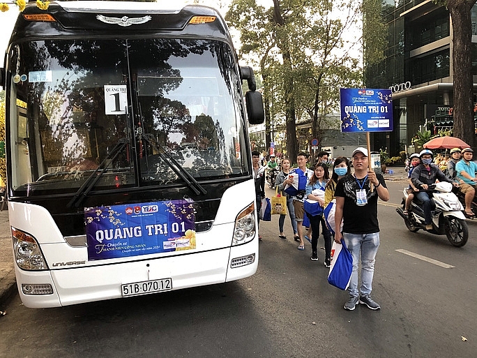 tp hcm ho tro thanh nien cong nhan ve que an tet