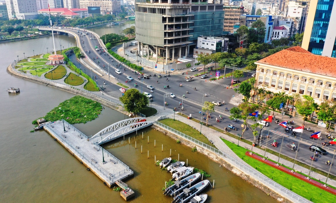 TP HCM: Khánh thành công viên Mê Linh và công viên bến Bạch Đằng