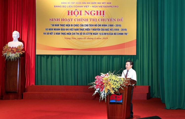 vietsovpetro so ket 3 nam thuc hien chi thi 05 cua bo chinh tri