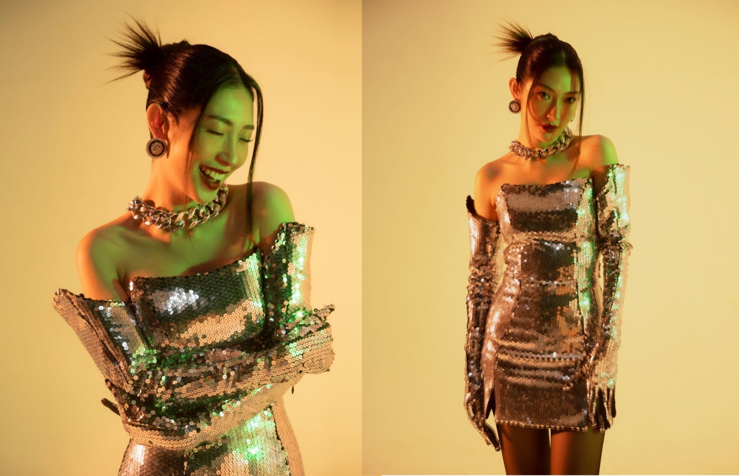 Sao Việt ngày 9/3/2022: Khổng Tú Quỳnh xuất hiện trở lại với phong cách cá tính