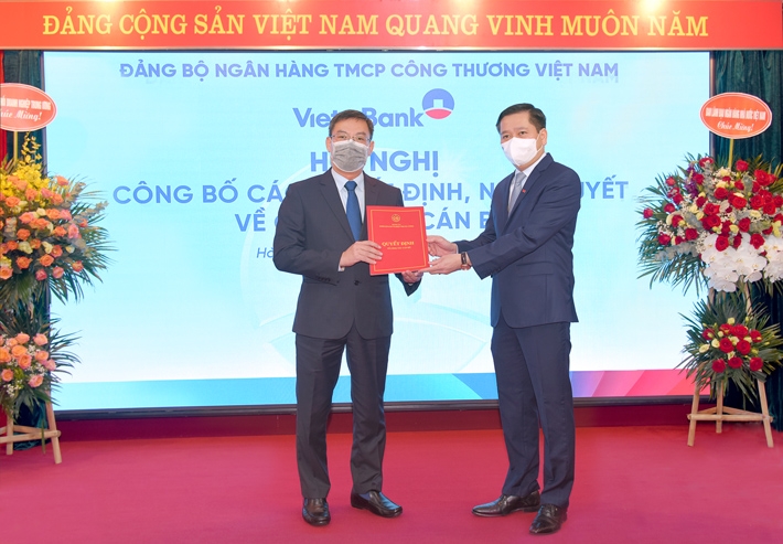 Ông Trần Minh Bình giữ chức Bí thư Đảng ủy, Chủ tịch HĐQT VietinBank