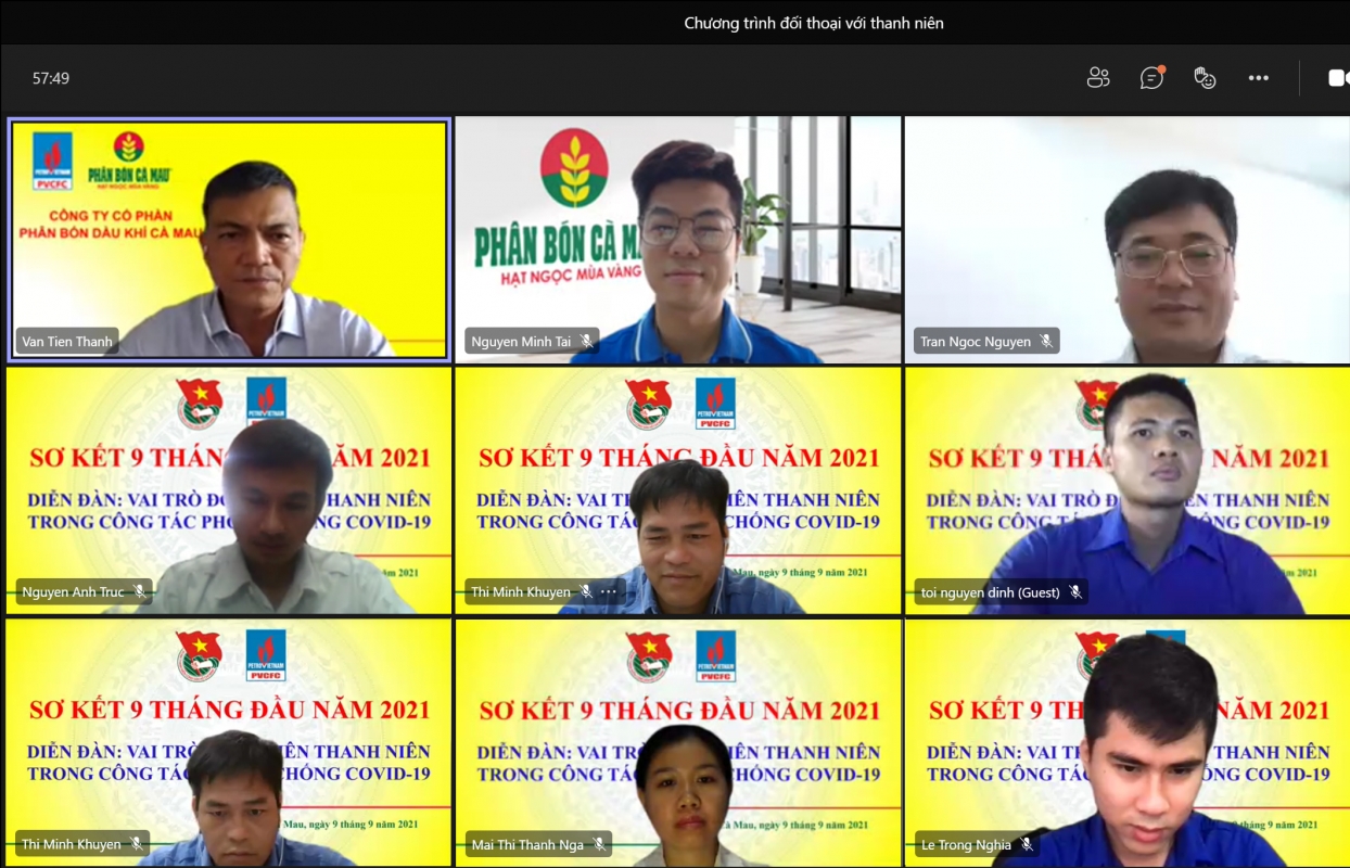 Đoàn Thanh niên PVCFC với công tác phòng chống dịch Covid-19 duy trì sản xuất An toàn - Ổn định – Hiệu Quả