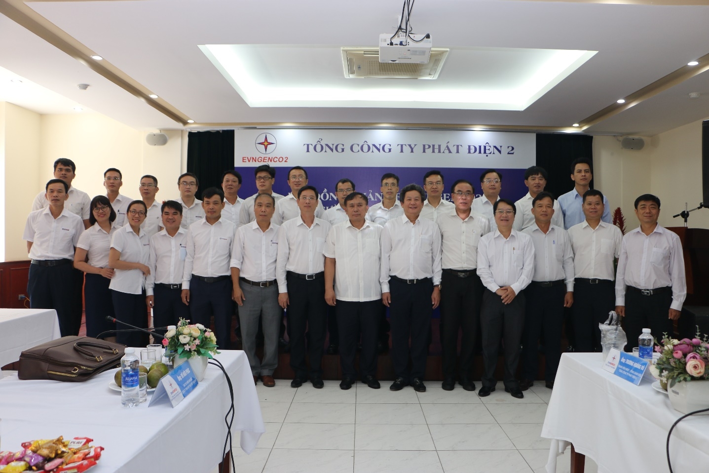 Hội đồng quản trị EVNGENCO2 làm việc với người đại diện phần vốn của EVNGENCO2 tại Công ty TNHH MTV Thủy điện Trung Sơn (TSHPCo)