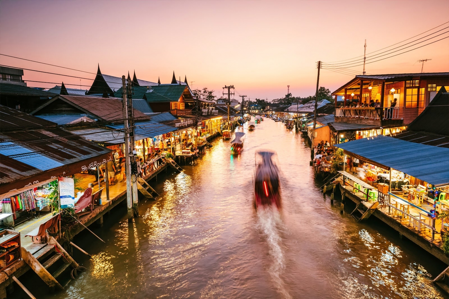 5 chợ nổi ở Thái Lan khiến du khách 