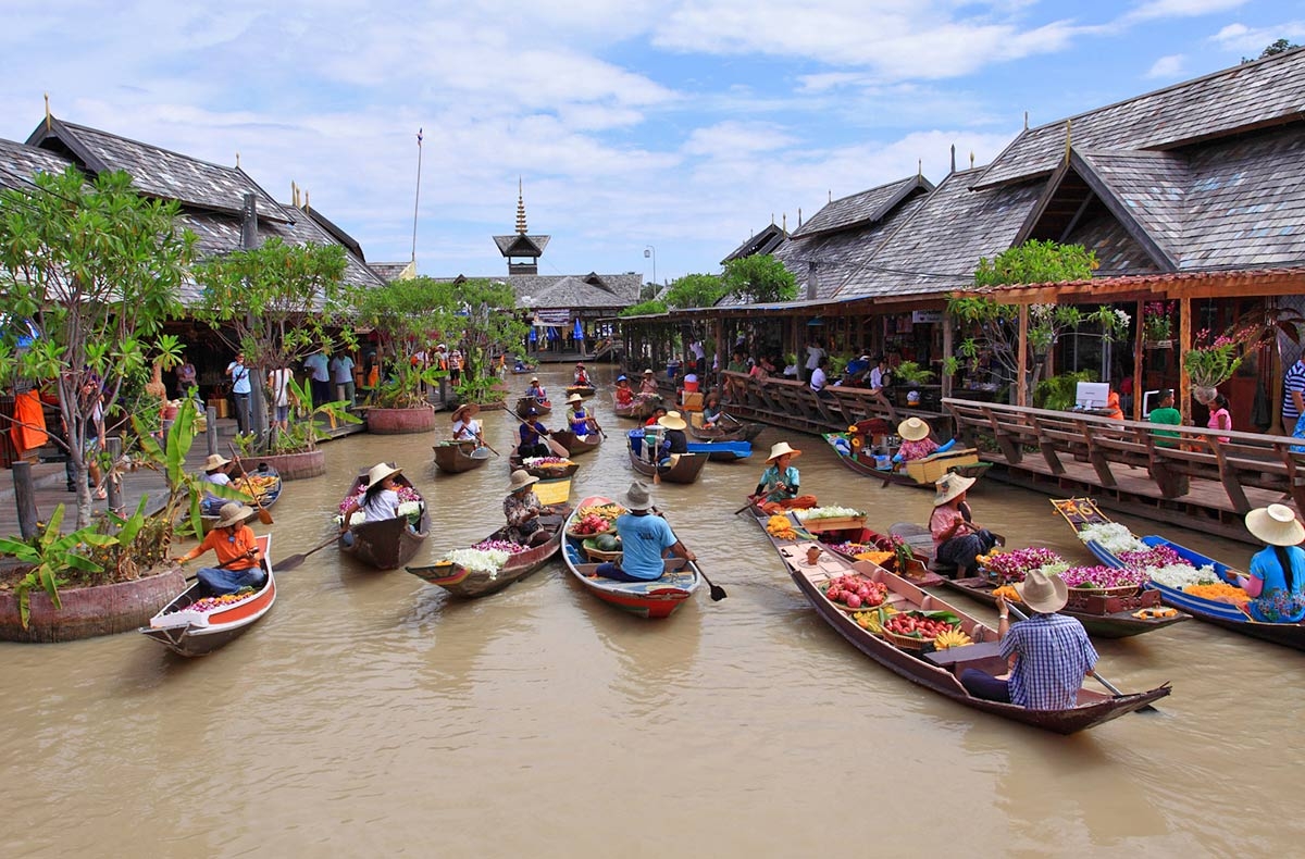 5 chợ nổi ở Thái Lan khiến du khách 