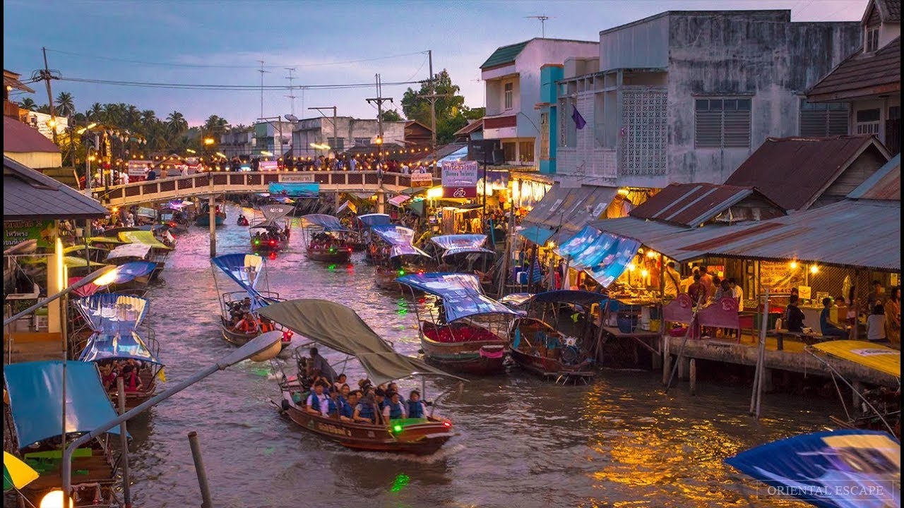 5 chợ nổi ở Thái Lan khiến du khách 