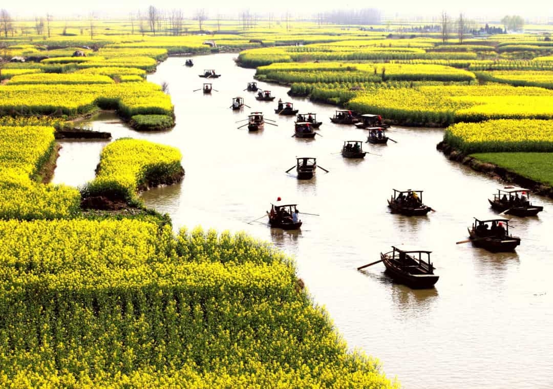 Phong cảnh hoa xuân đẹp hữu tình chỉ có ở Hưng Hóa, Trung Quốc