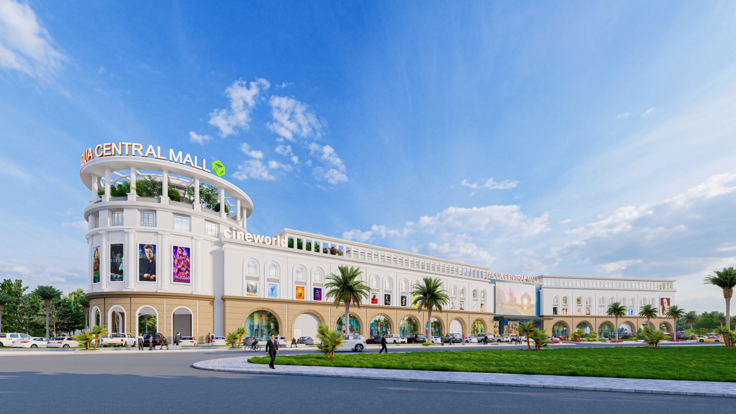 Aqua Central Mall – một trong những tiện ích trọng điểm sẽ vận hành vào cuối năm 2022