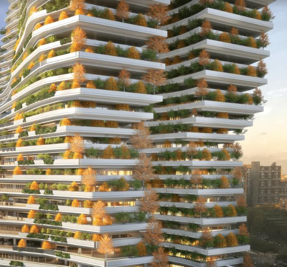 Tòa tháp cao nhất thế giới đốt cháy carbon sắp ra đời