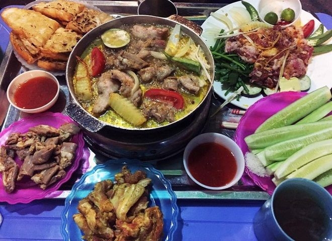 pho gam cau diem hen am thuc do nuong cua gioi tre ha noi