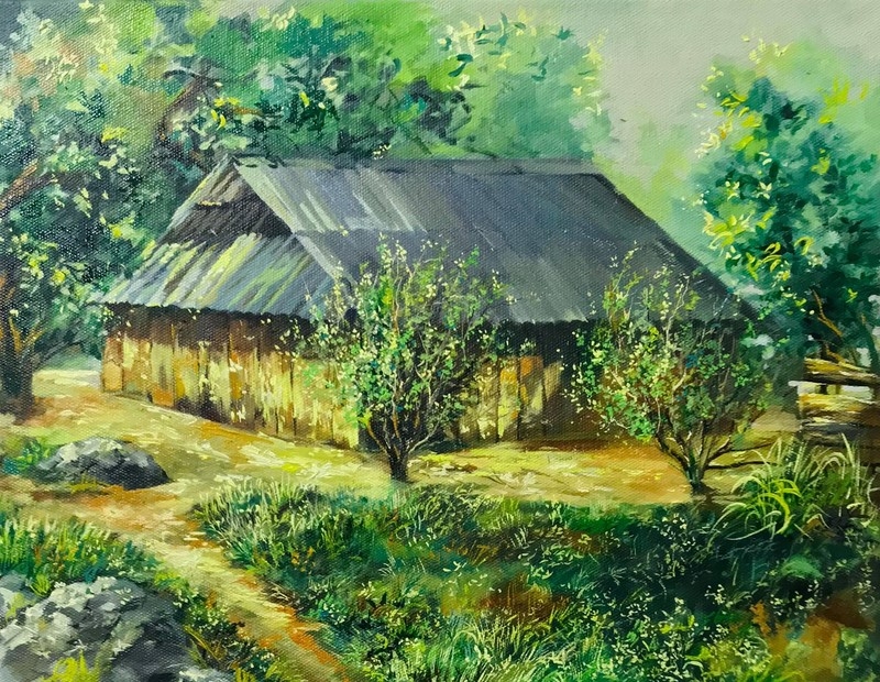 Chàng họa sĩ trẻ yêu Mộc Châu như máu chảy trong người