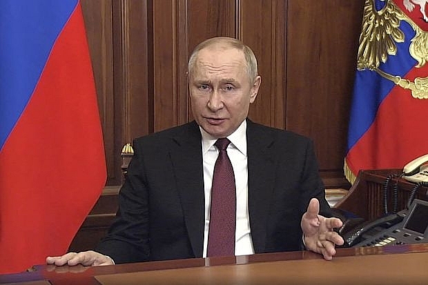 Tổng thống Nga Vladimir Putin.