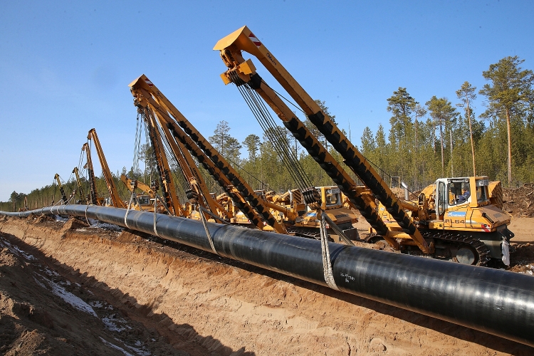 Gazprom xem xét xây dựng đường ống khí qua Mông Cổ gazprom xem xet xay dung duong ong khi qua mong co