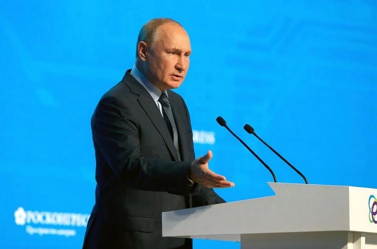 Tổng thống Nga Vladimir Putin.