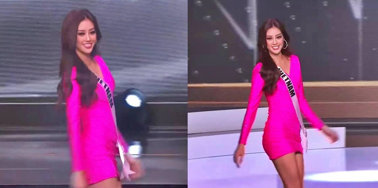 Khánh Vân tỏa sáng trong đêm Bán kết Miss Universe