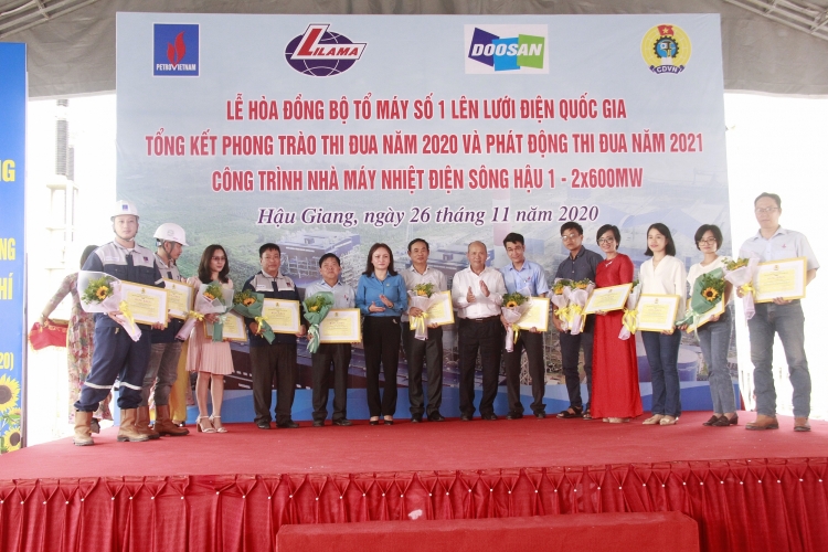 Hòa đồng bộ Tổ máy số 1 Nhà máy nhiệt điện Sông Hậu 1 vào hệ thống điện quốc gia 500kV