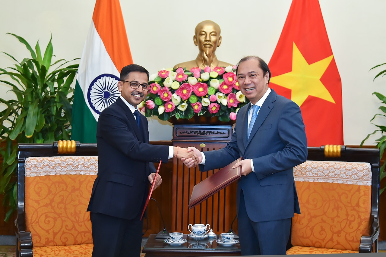 Việt Nam - Ấn Độ trao đổi thư mừng nhân dịp kỷ niệm 50 năm ngày thiết lập quan hệ ngoại giao