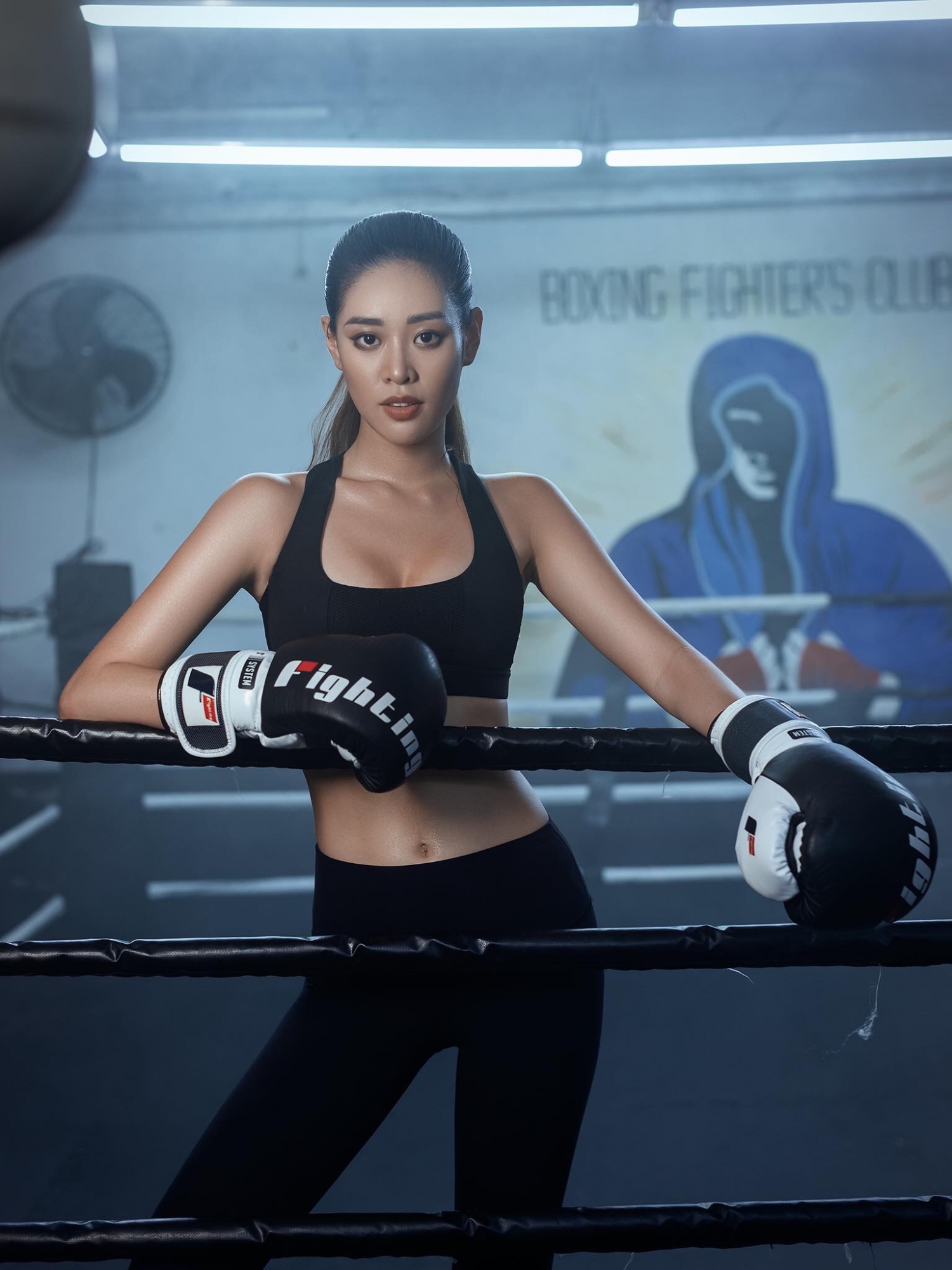 Hoa hậu Khánh Vân sexy và cá tính với hình tượng boxing girl hoa hau khanh van sexy va ca tinh voi hinh tuong boxing girl
